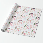 Wrapppapier voor weddenschappen op Waterverf Cadeaupapier (Uitgerold)