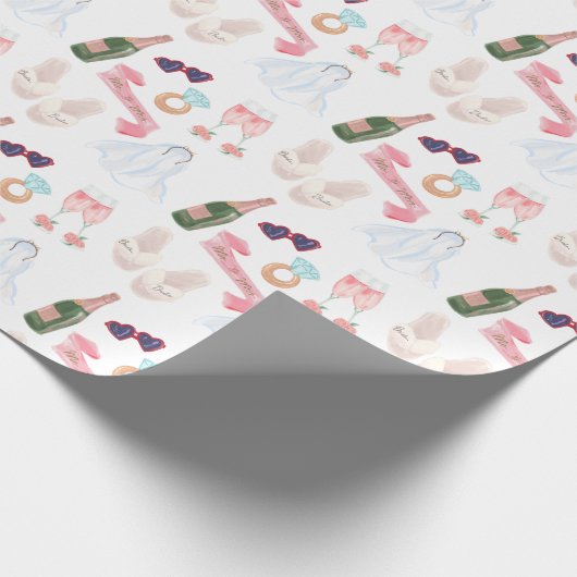 Wrapppapier voor weddenschappen op Waterverf Cadeaupapier (Hoek)