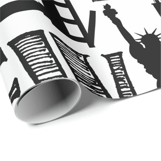 Wrapppapier voor wereldsteden cadeaupapier (Rol Hoek)