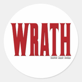 Wrath Logo Ronde Sticker
