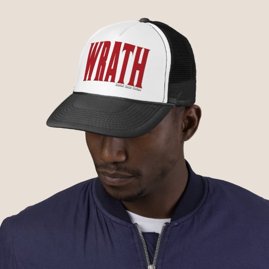 Wrath Logo Trucker Pet (In situ)