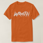 Wrath  Typografie T-shirt (Design voorkant)