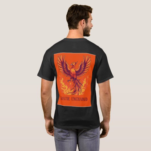 Wrath Unchained Phoenix Fire T-shirt (Achterkant volledig)