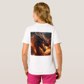 Wrath Unleashed: Infernal Storm Dragon" T-shirt (Achterkant volledig)