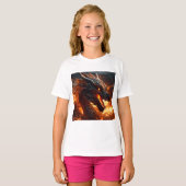 Wrath Unleashed: Infernal Storm Dragon" T-shirt (Voorkant volledig)