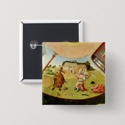 Wrath Vierkante Button 5,1 Cm (Voorkant /achterkant)