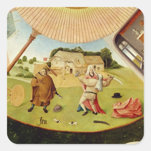 Wrath Vierkante Sticker (Voorkant)