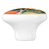 Wratmeloen  keramische knop (Zijkant)