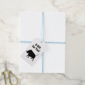 Wrattenzwijn  cadeaulabel (Met Touw)