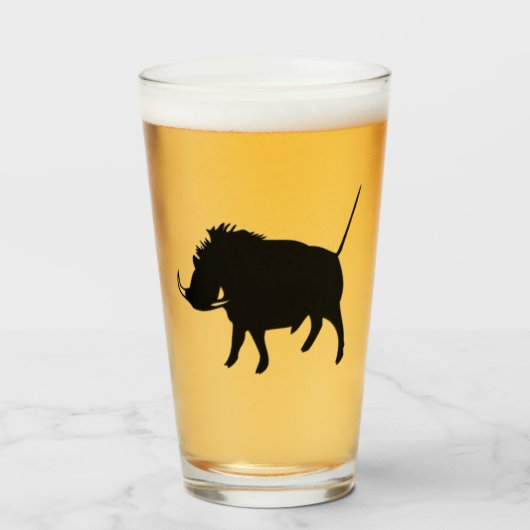 Wrattenzwijn glas (Voorkant gevuld)