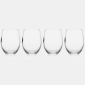 Wrattenzwijn wijnglas zonder voet (Links)