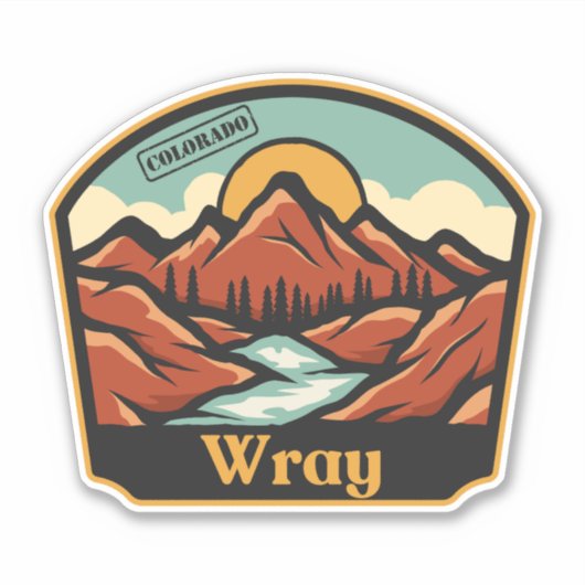 Wray, Colorado Sticker (Voorkant)
