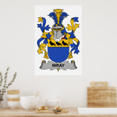Wray Family Crest Poster (Keuken)