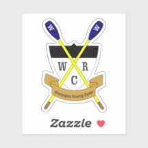 WRC Crest Die-Cut Vinyl Sticker - Meerdere Opties