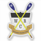 WRC Crest Die-Cut Vinyl Sticker - Meerdere Opties (Voorkant)