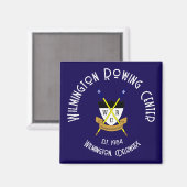 WRC Koelkastmagneet Blauw - Meerdere Vormen Magneet (Voorkant / Achterkant)