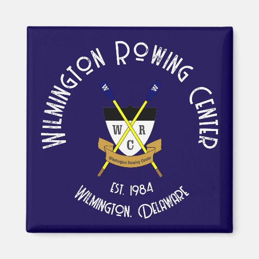 WRC Koelkastmagneet Blauw - Meerdere Vormen Magneet (Voorkant)