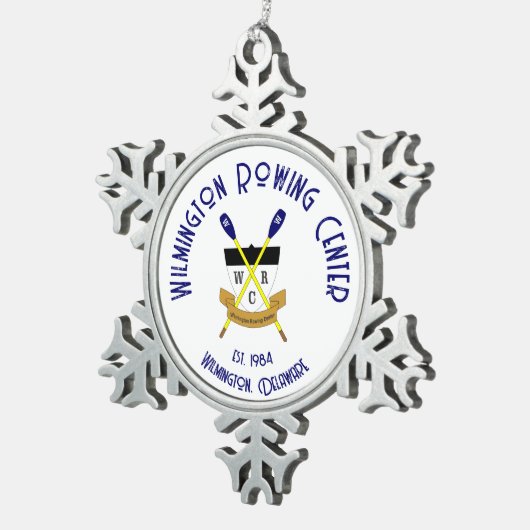 WRC Pewter Snowflake Ornament (Rechts)