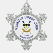 WRC Pewter Snowflake Ornament (Voorkant)