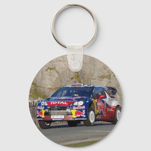 WRC Rally Car Sleutelhanger (Voorkant)