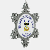 WRC Tin Sneeuwvlok Ornament (Links)