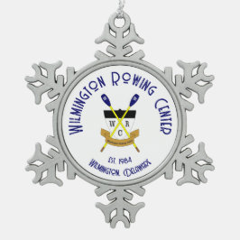 WRC Tin Sneeuwvlok Ornament