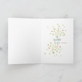 Wreate and Ribbon Holiday Card Kaart (Binnen)