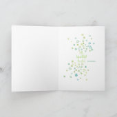 Wreate and Ribbon Holiday Card Kaart (Binnen)