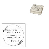 Wreate gehuwde paarse rubberen stempel (Gestempeld)