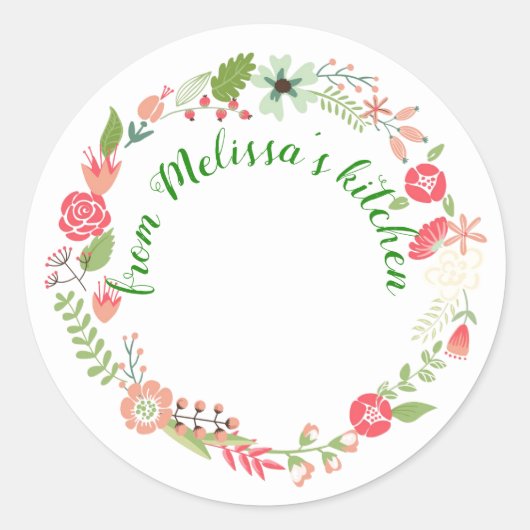 Wreate uit de keuken Ronde Sticker (Voorkant)