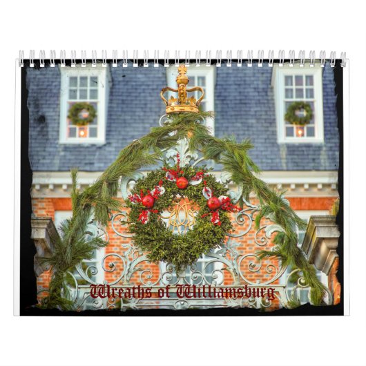 Wreaten van koloniaal Williamsburg Kalender (Hoes)