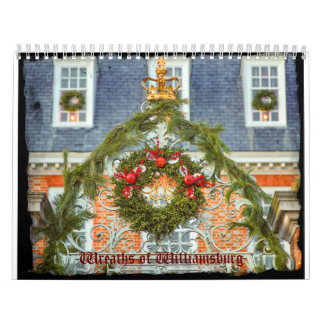 Wreaten van koloniaal Williamsburg Kalender