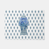 Wreater Blue & White Ginger Jar Deurmat (Voorkant)