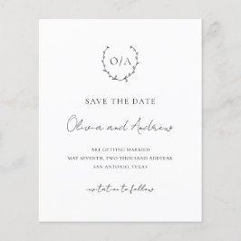 Wreater Crest Monogram Budget Weddenschap sparen d