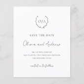 Wreater Crest Monogram Budget Weddenschap sparen d (Voorkant)