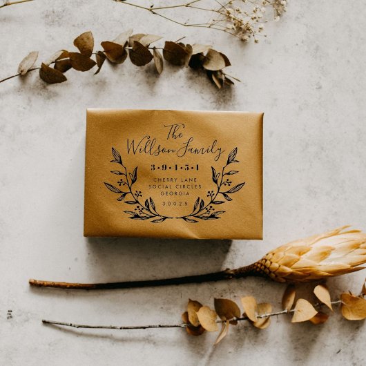 Wreater familienaam Return Address Rubberstempel