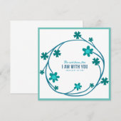 Wreater Flowers Greenery Floral Religious Gift Art (Voorkant / Achterkant)