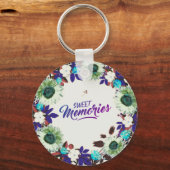 Wreater Flowers Greenery Floral Religious Gift Art Sleutelhanger (Voorkant)