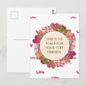 Wreater Funny Love Valentijn waterverf Briefkaart (Voorkant / Achterkant)