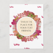 Wreater Funny Love Valentijn waterverf Briefkaart (Voorkant)