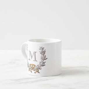  Wreater Gepersonaliseerd Monogram Initiaal Espresso Kop