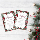 Wreater Kantoor Kerstfeest Champagne Shimmer Kaart