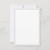 Wreater Monogram repetitie Inwendige uitnodiging (Achterkant)