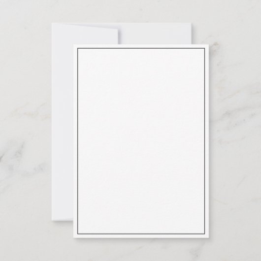 Wreater Monogram repetitie Inwendige uitnodiging (Achterkant)