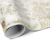 Wreater op sneeuwboom cadeaupapier (Rol Hoek)