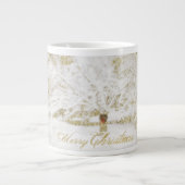 Wreater op sneeuwboom grote koffiekop (Voorkant)