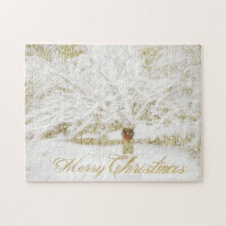 Wreater op sneeuwboom legpuzzel