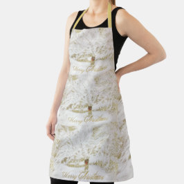 Wreater op sneeuwboom schort