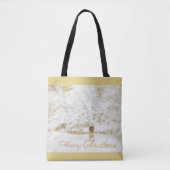 Wreater op sneeuwboom tote bag (Voorkant)