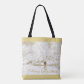 Wreater op sneeuwboom tote bag (Achterkant)